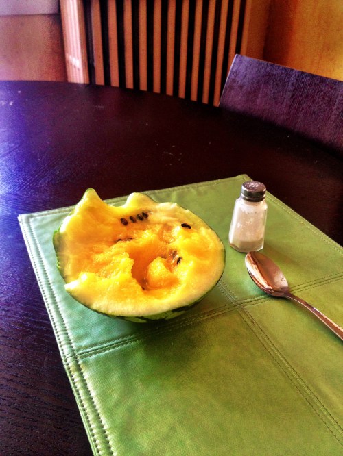 yellow watermelon